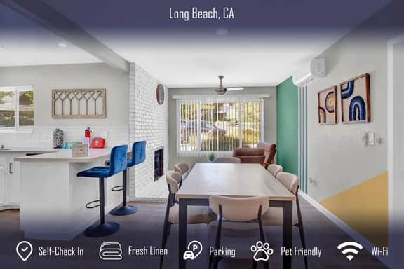 Chic Townhome Private Pool Sleeps 8+